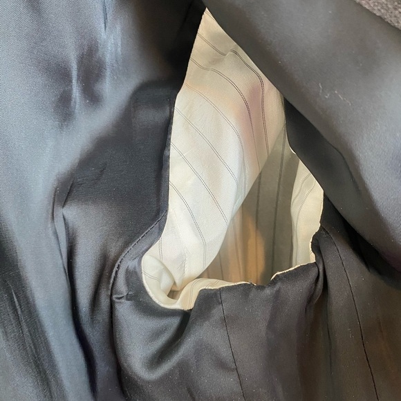 Theory Nichelle Wool Blend Blazer Size 4 Grey - Picture 9 of 14